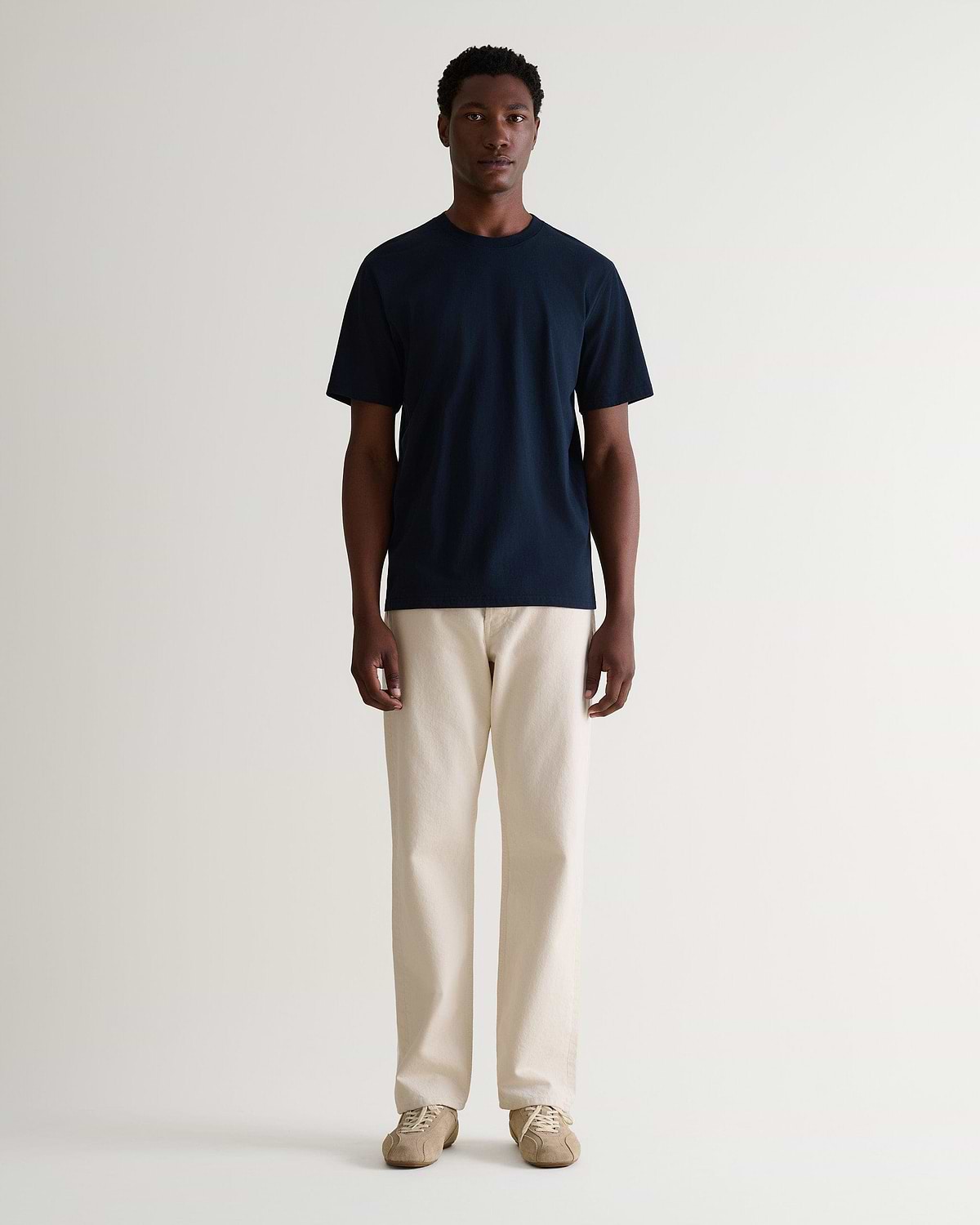 Men's Classic Cotton Crew Neck T-shirt - Navy