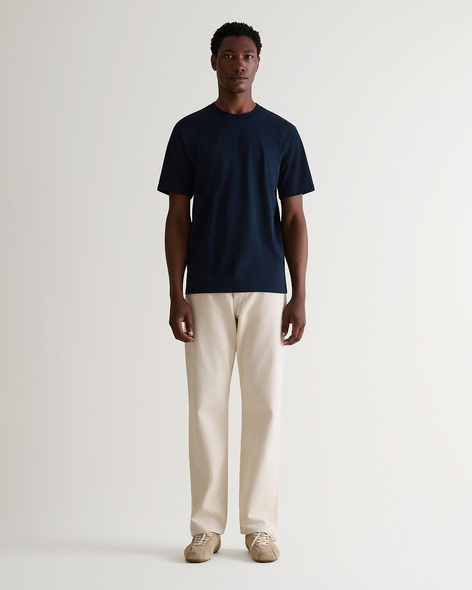 Men's Classic Cotton Crew Neck T-shirt - Navy