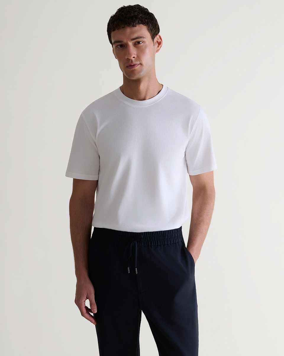 Men's Classic Cotton Crew Neck T-shirt - White