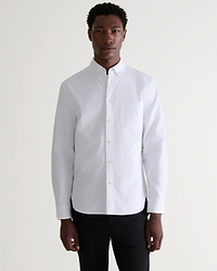 Men's Cotton Oxford Shirt - White