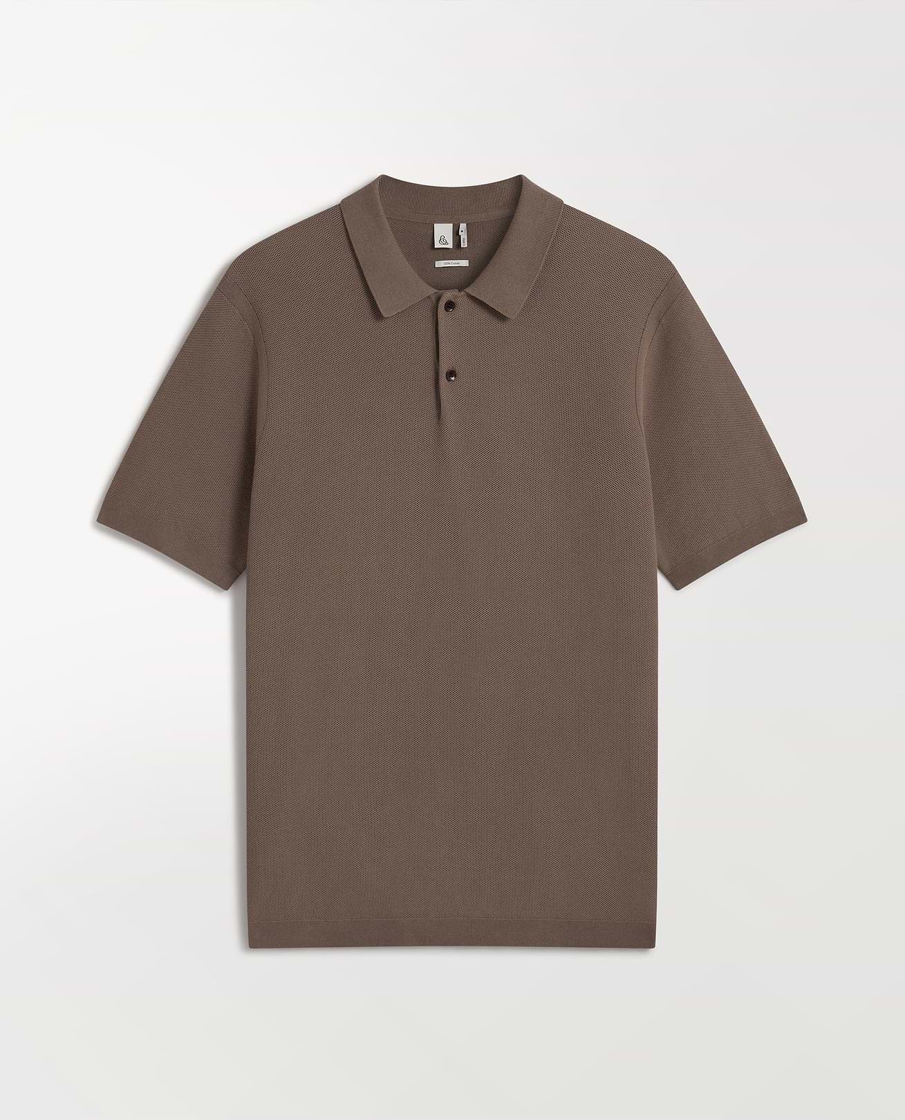 Men's Cotton Twist Pique Polo | Rise & Fall