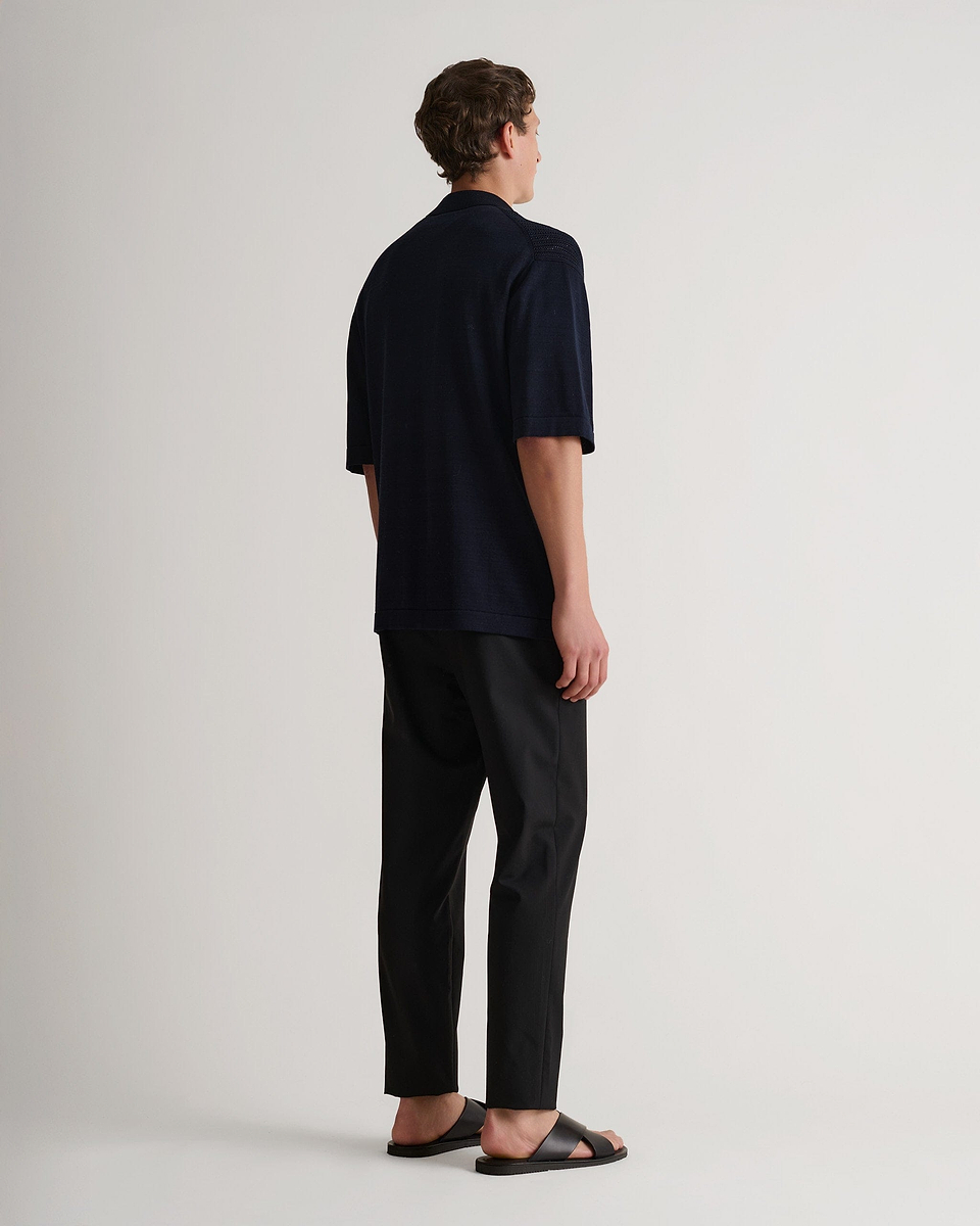 Men's Cotton Textured Knit Shirt