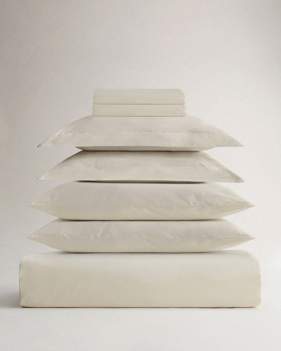 The Crisp & Cool Organic Deluxe Bundle - Buttermilk - Cali King