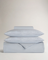 Crisp & Cool Organic Cotton Duvet Set - Cornflower
