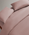 Crisp & Cool Organic Cotton Duvet Set - Clay