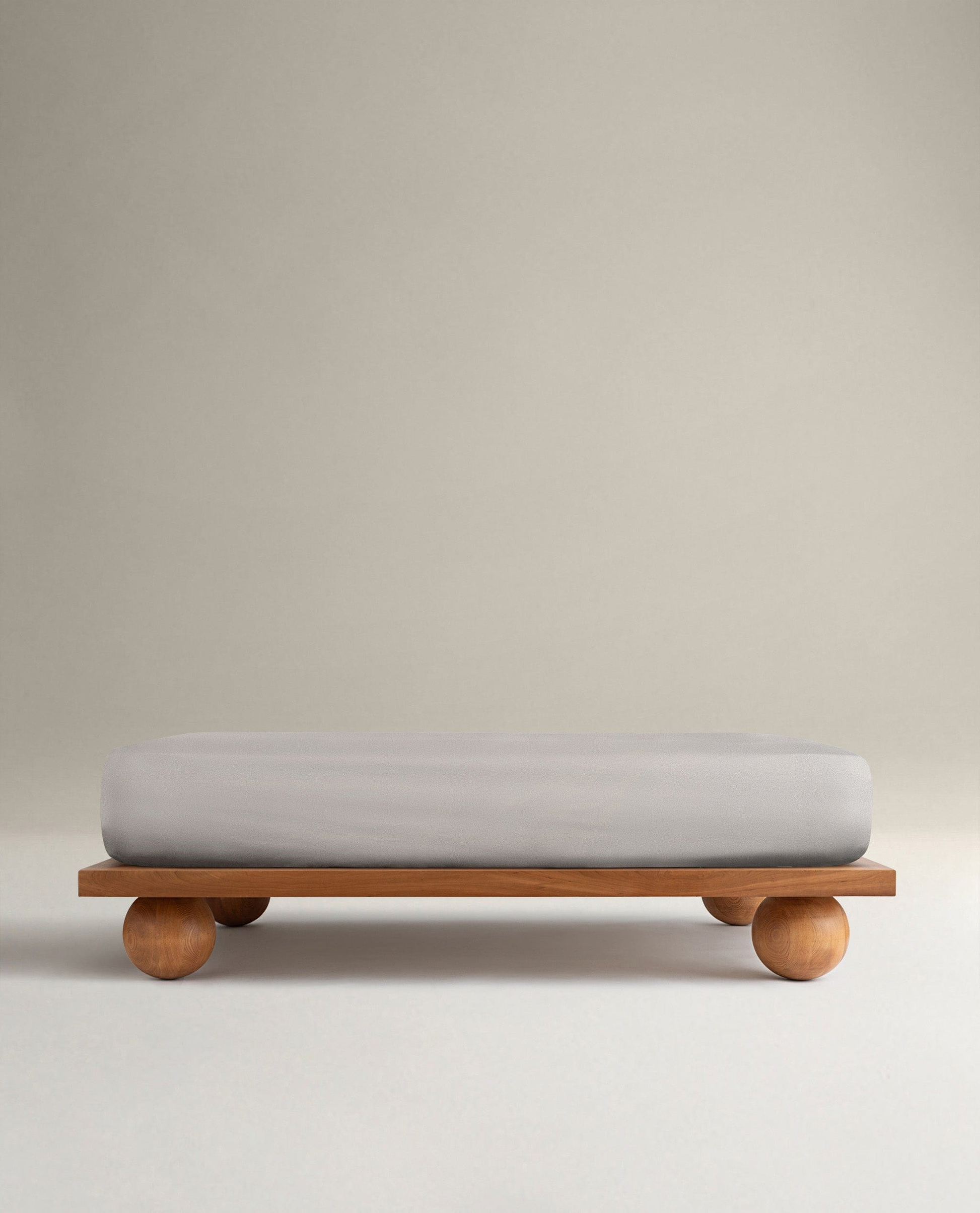 Crisp & Cool Organic Cotton Deep Fitted Sheet - Pebble