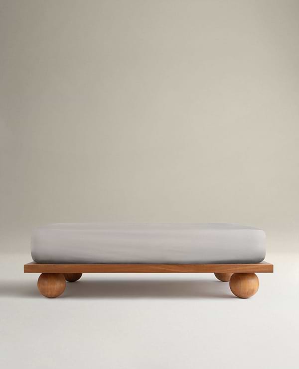 Crisp & Cool Organic Cotton Deep Fitted Sheet - Pebble