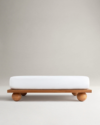 Crisp & Cool Organic Cotton Fitted Sheet - White