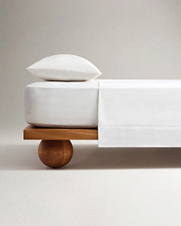 The Crisp & Cool Organic Luxury Flat Sheet - Tailored Border