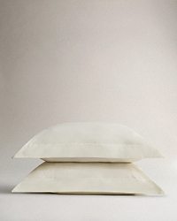 The Crisp & Cool Organic Luxury Pillow Sham Set - Buttermilk
