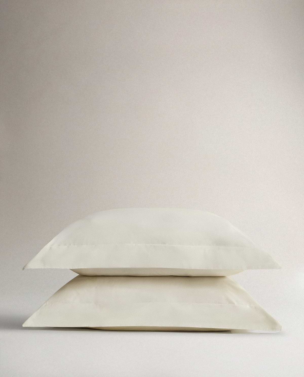 The Crisp & Cool Organic Luxury Pillow Sham Set - Buttermilk