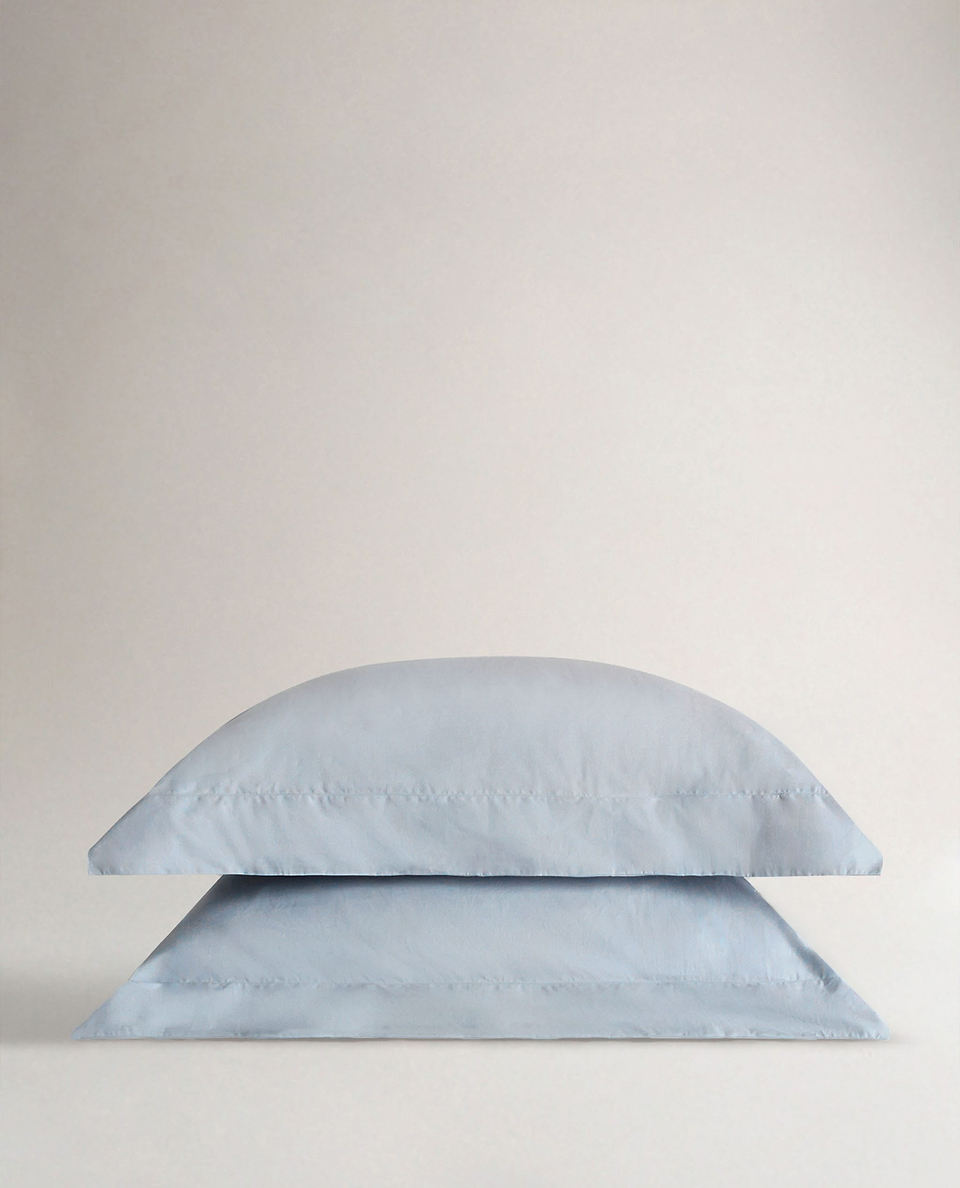 Crisp & Cool Organic Cotton Oxford Pillowcases - Cornflower