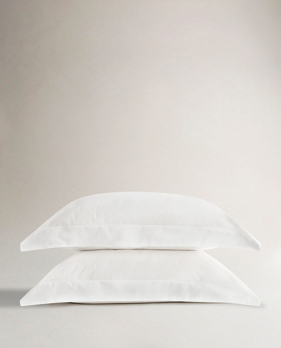 The Crisp & Cool Organic Luxury Pillow Sham Set - White