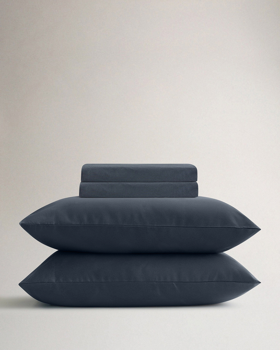The Soft & Smooth Cotton Sheet Set - Mood Indigo