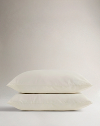 The Crisp & Cool Organic Luxury Pillowcase Set - Buttermilk