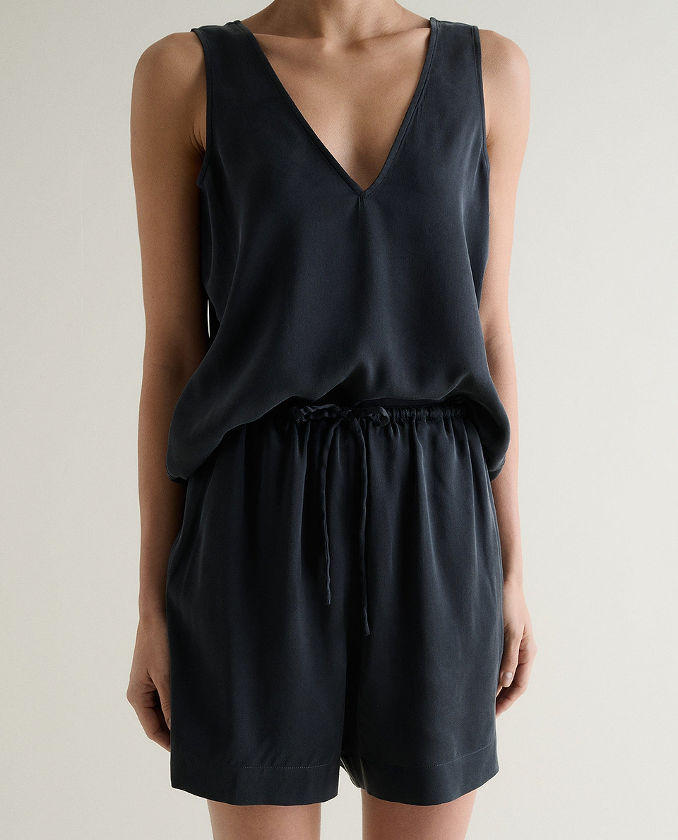 Women's Easy-Silk Relaxed Shorts - Black