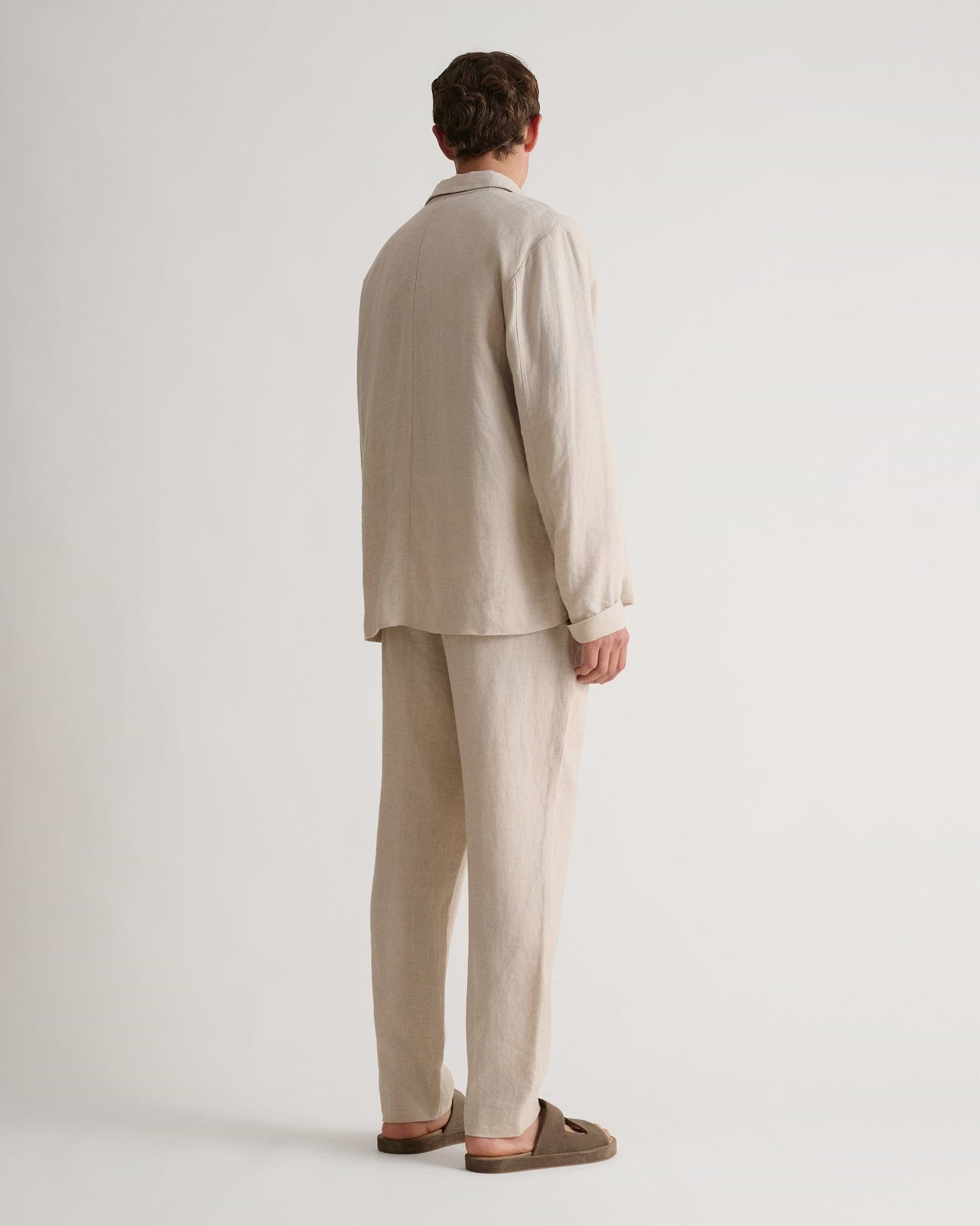 Men's European Flaxª Linen Suit Trousers