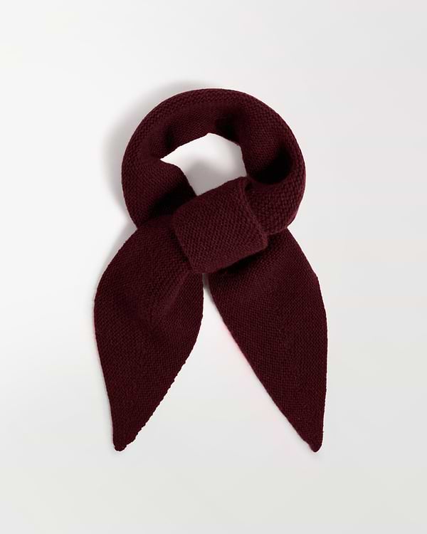 Finest Cashmere Neckerchief - Oxblood