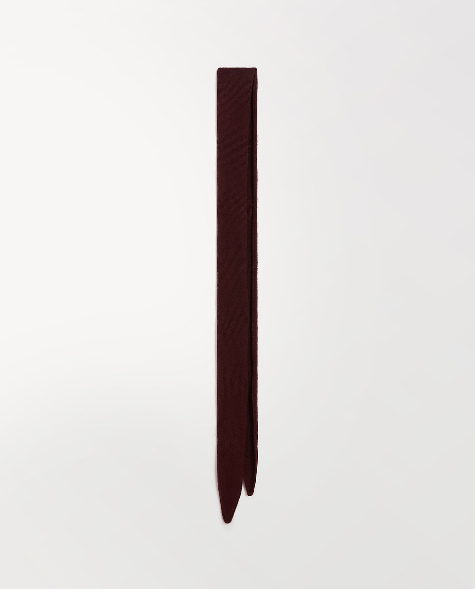 Finest Cashmere Skinny Scarf - Oxblood