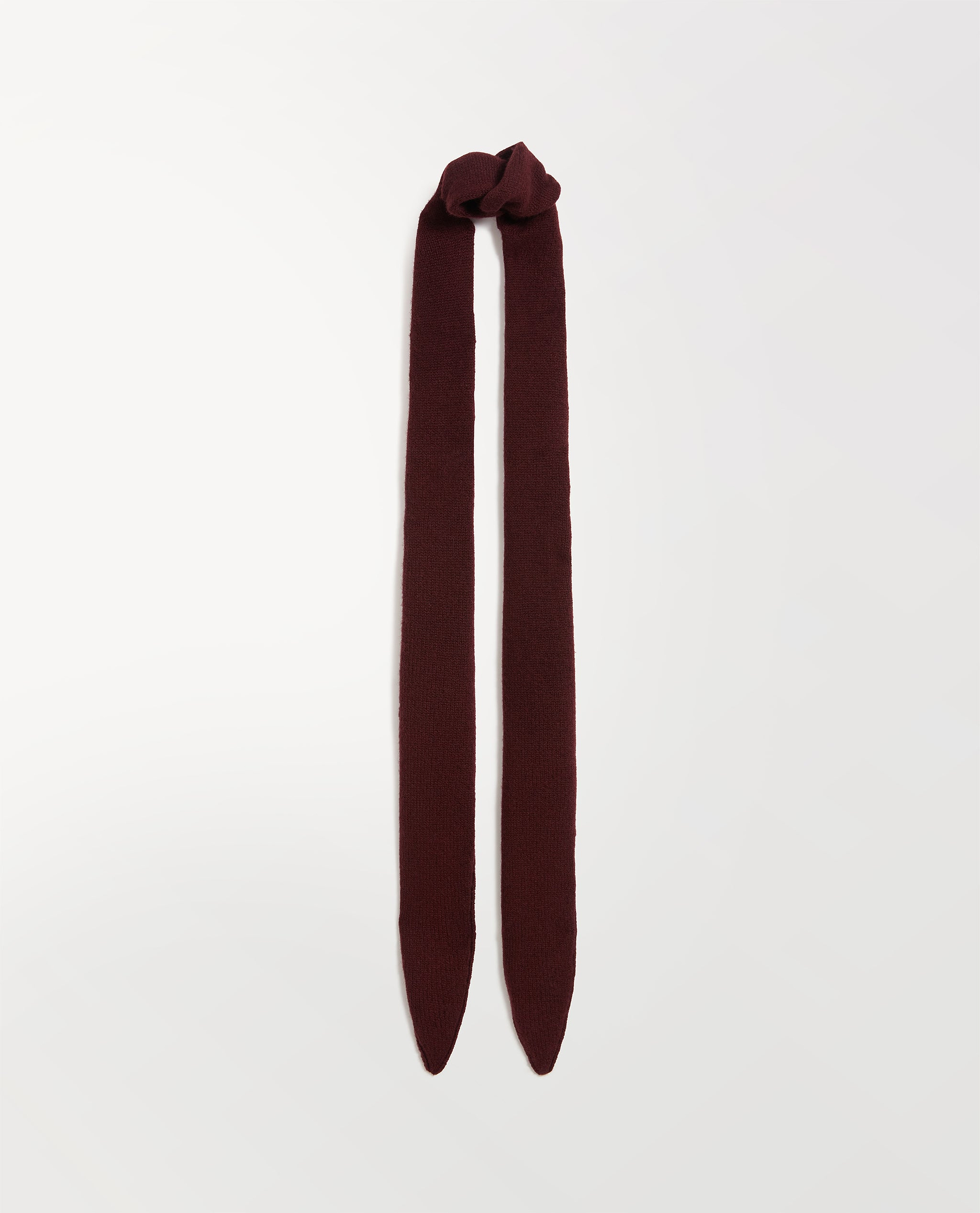 Finest Cashmere Skinny Scarf - Oxblood