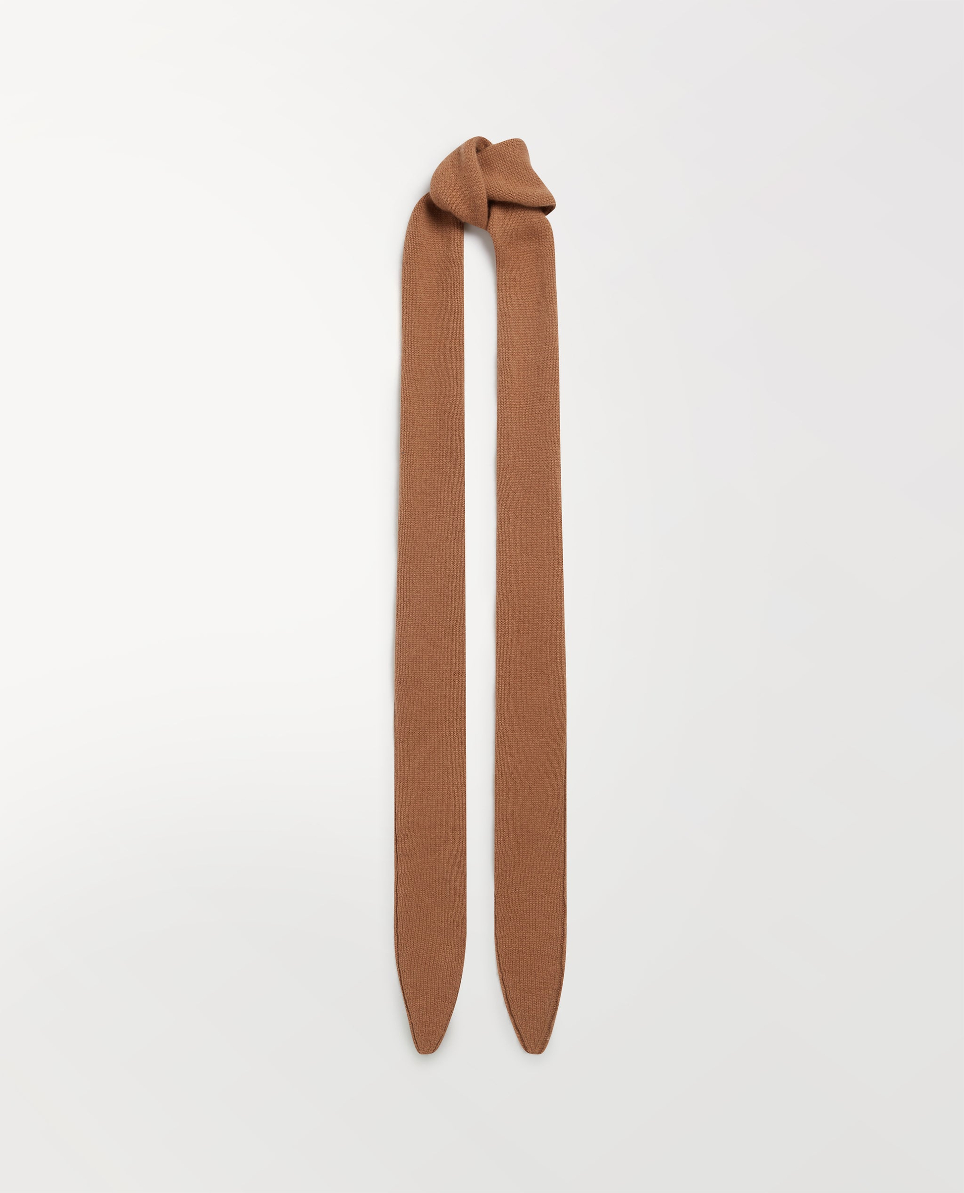 Finest Cashmere Skinny Scarf - Deep Camel
