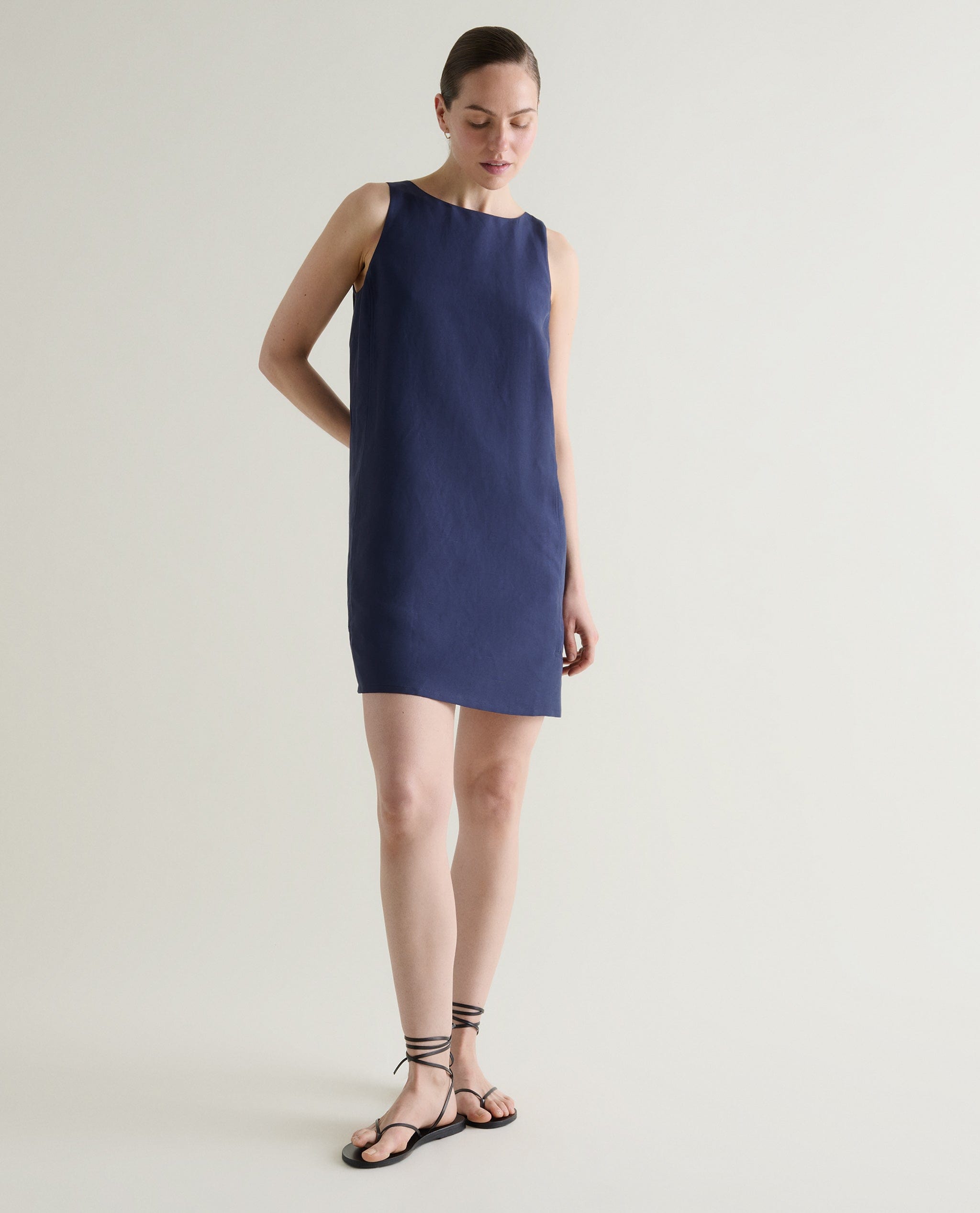 Women's Future-Linen Classic Mini Dress