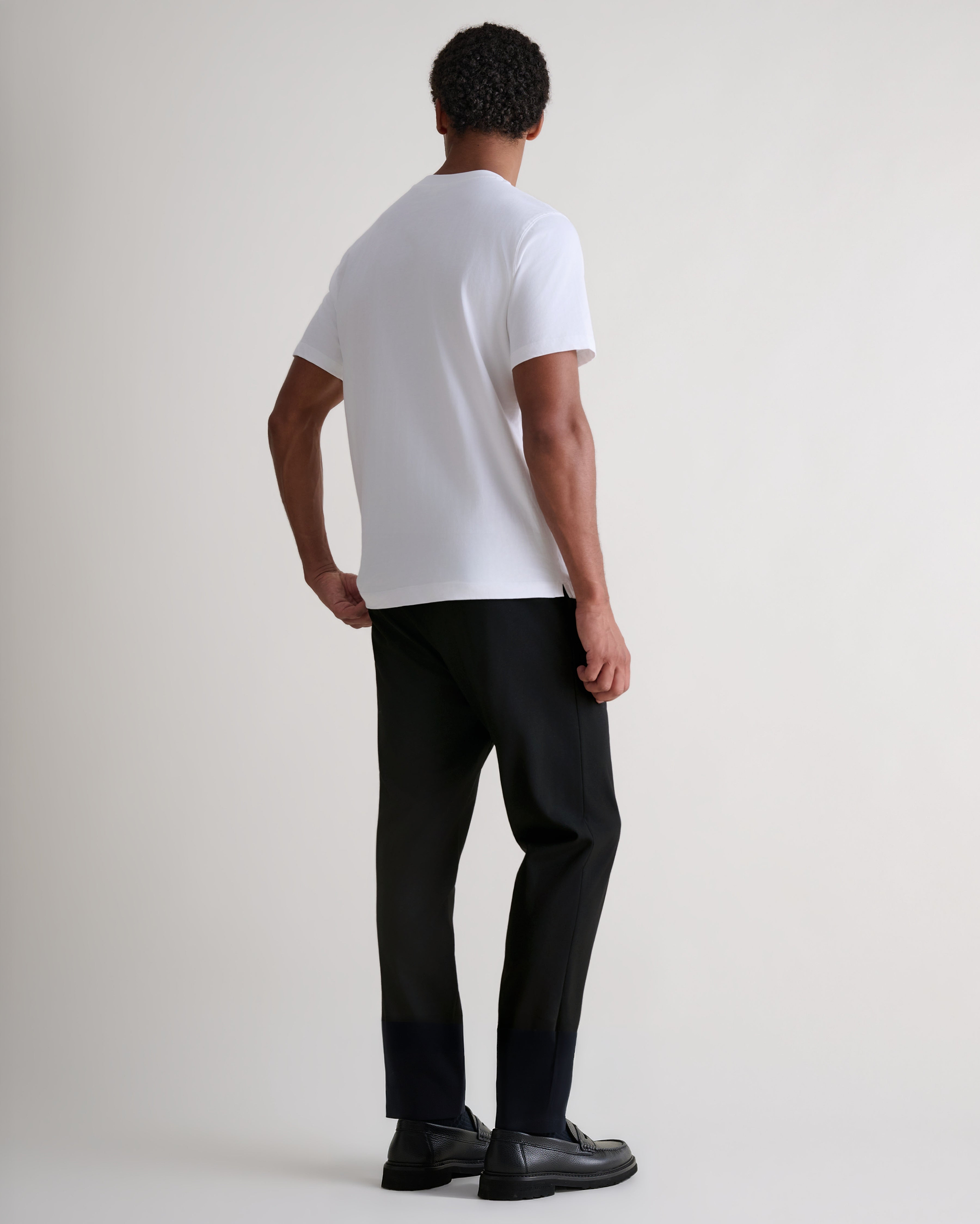 Men's Classic Cotton Crew Neck T-shirt - White
