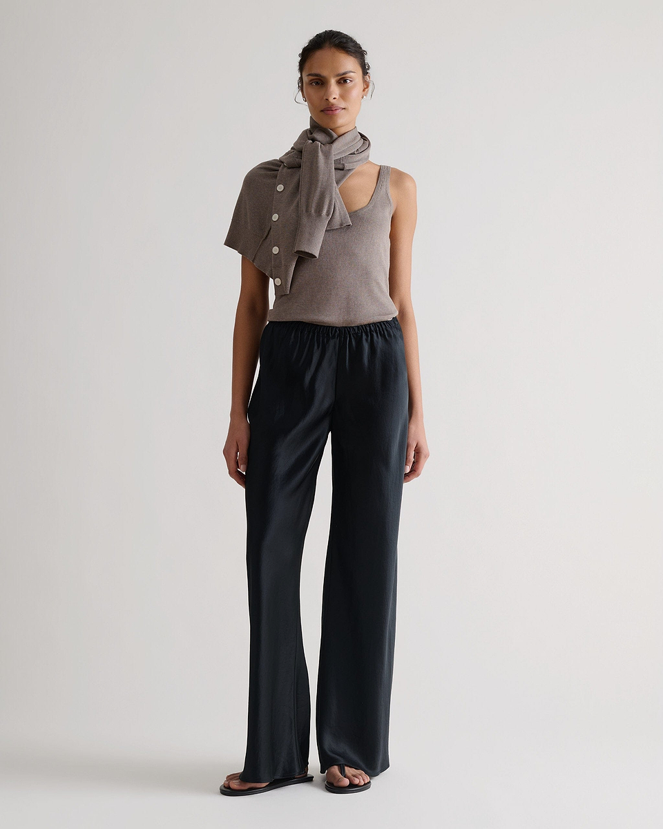 Women's NAIA™ Liquid Satin Bias Trouser