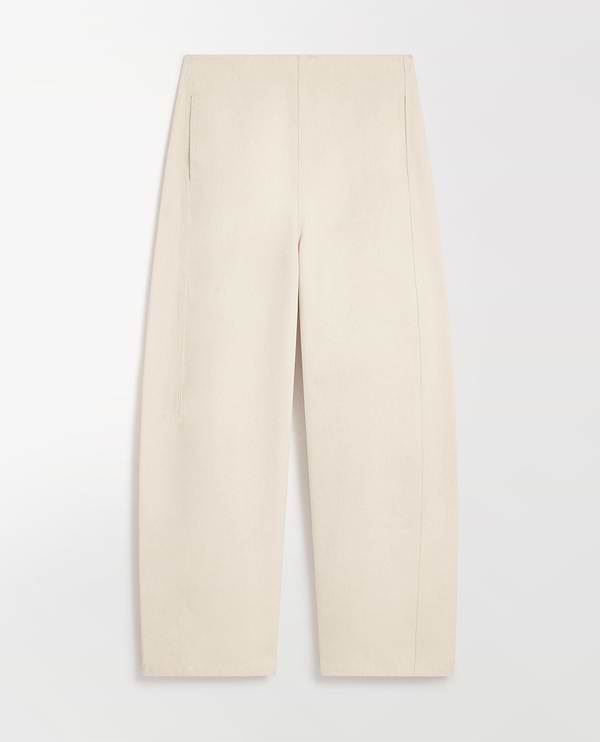 Women's Organic Cotton Barrel Leg Jean - Bone