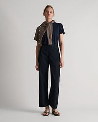 Women's Organic Cotton Barrel Leg Jean - Ink