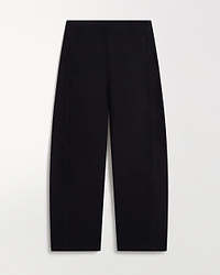 Women's Organic Cotton Barrel Leg Jean - Washed Black