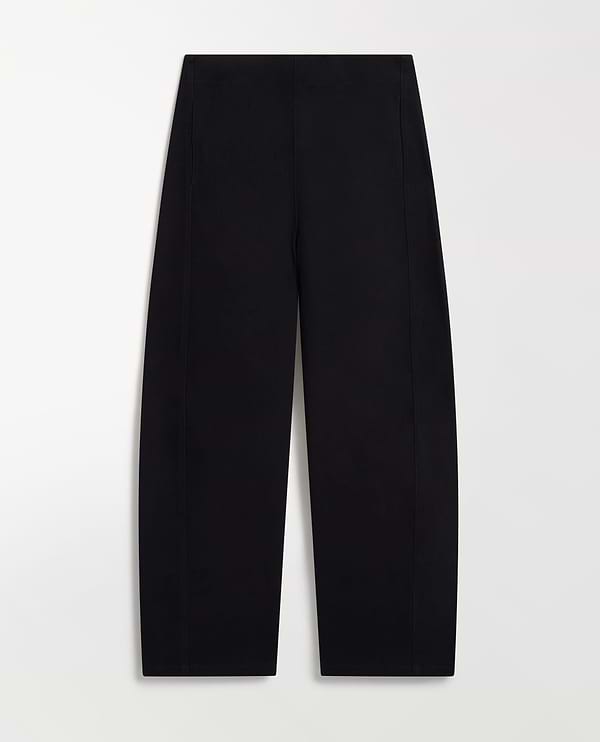 Women's Organic Cotton Barrel Leg Jean - Washed Black