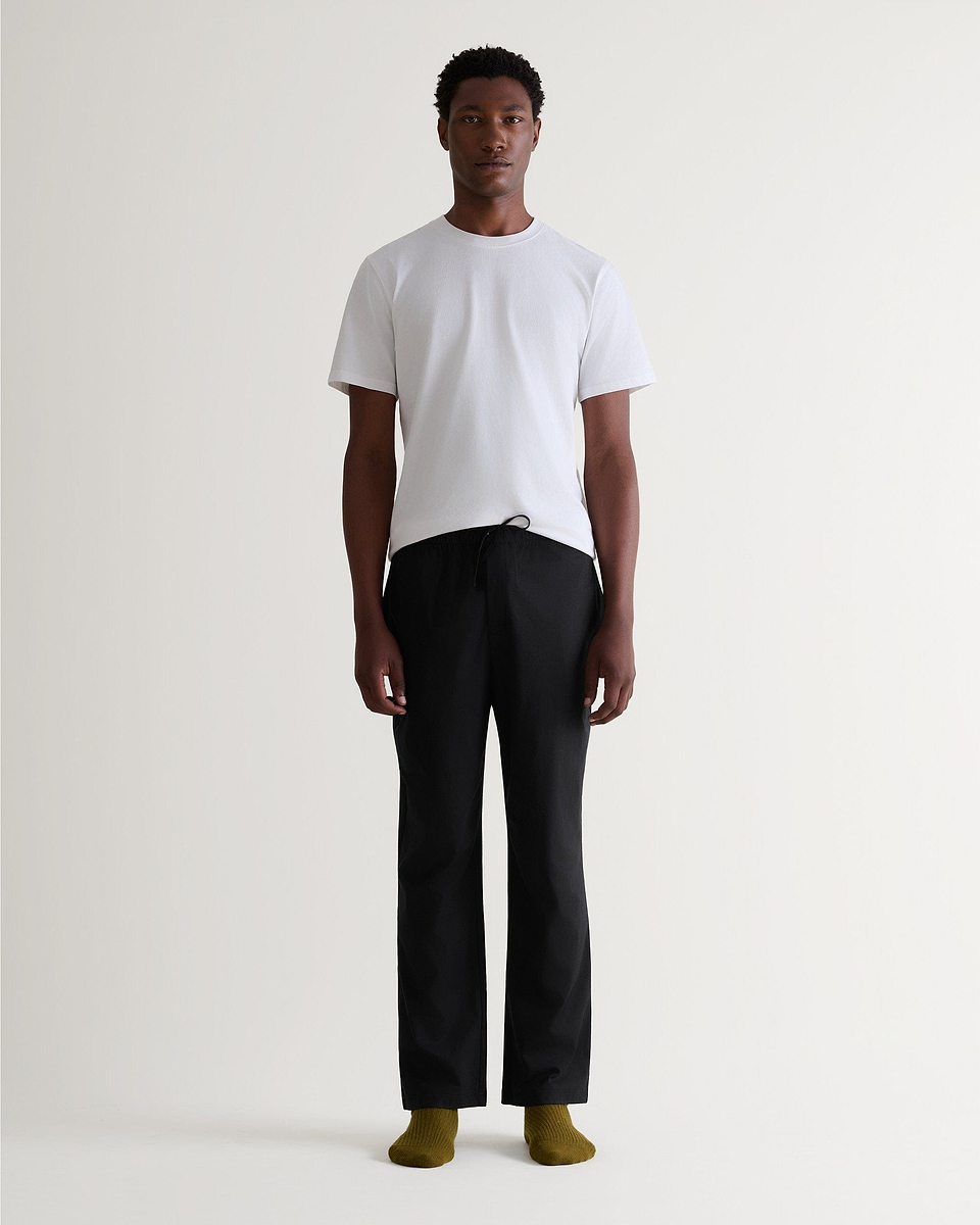 Men's Organic Cotton Pyjama Bottom - Charcoal