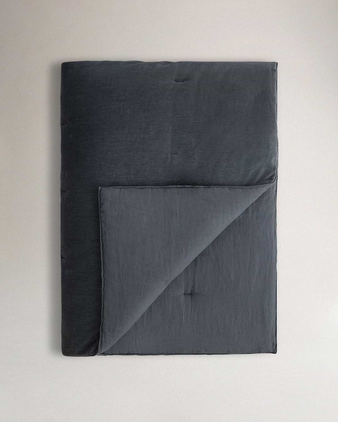 Cotton Chenille Bedspread - Mineral Blue