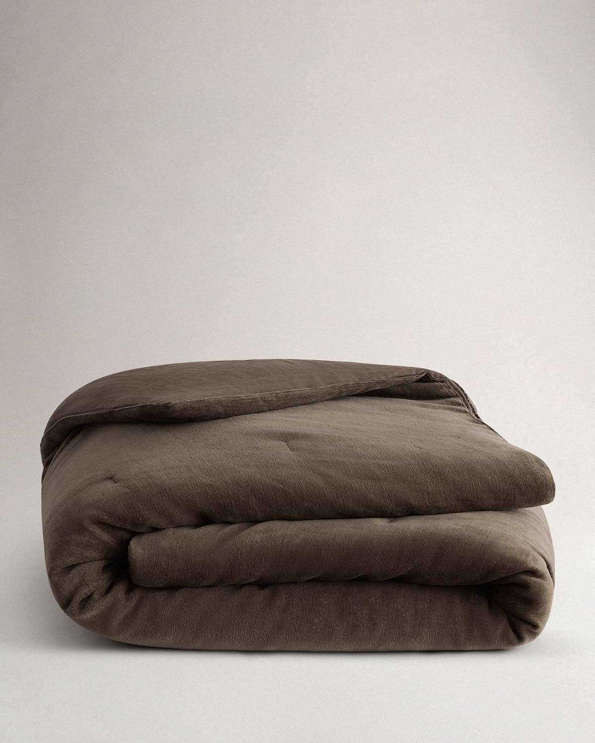 Cotton Velvet Quilt - Tobacco