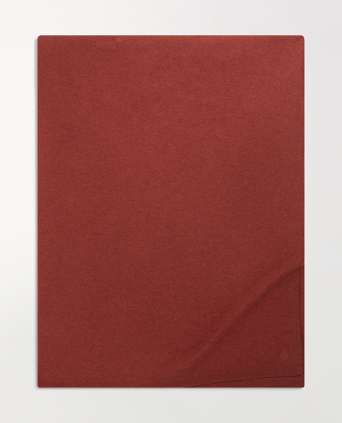 Oversized Finest Cashmere Wrap - Deep Clay