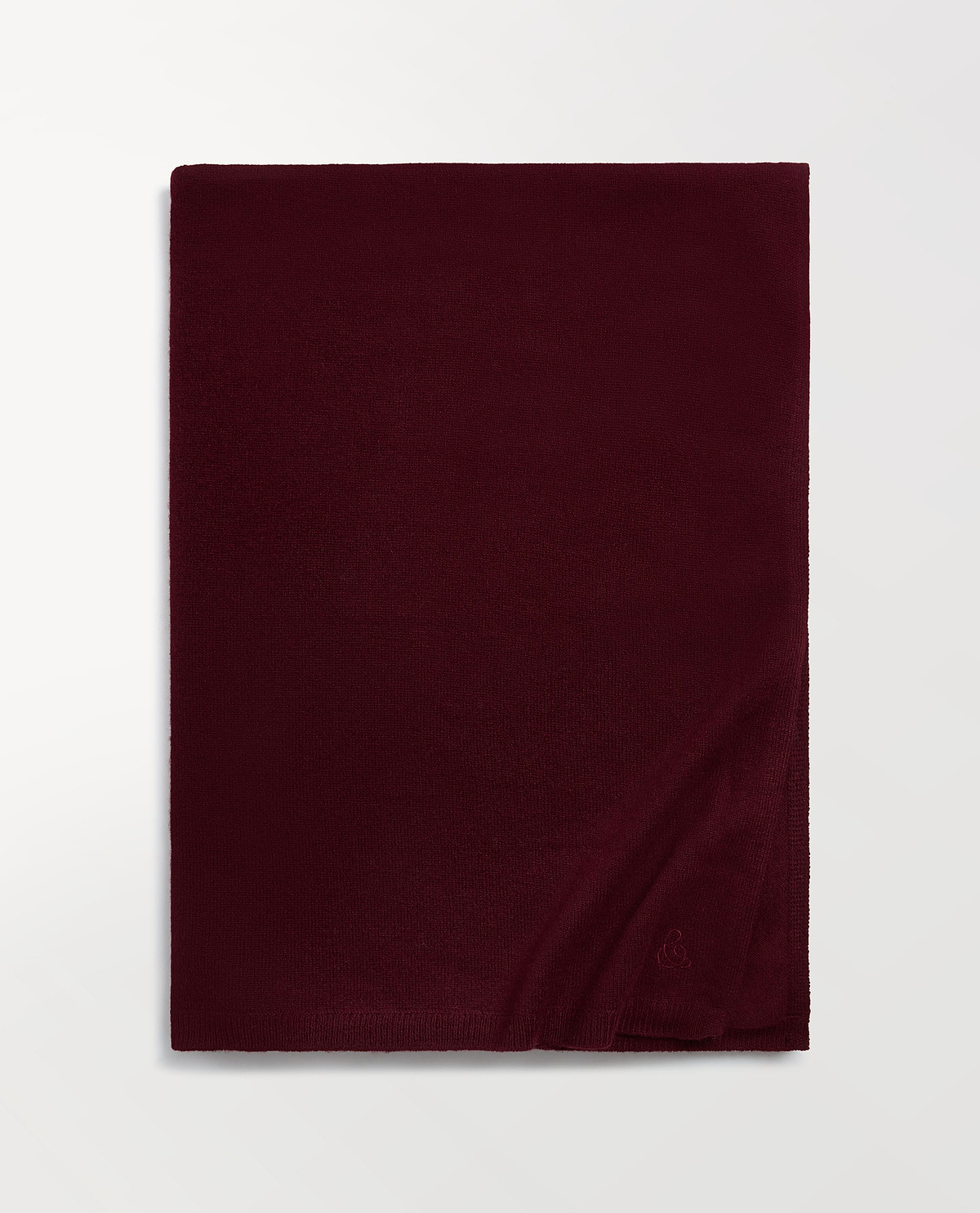 Oversized Finest Cashmere Wrap - Oxblood