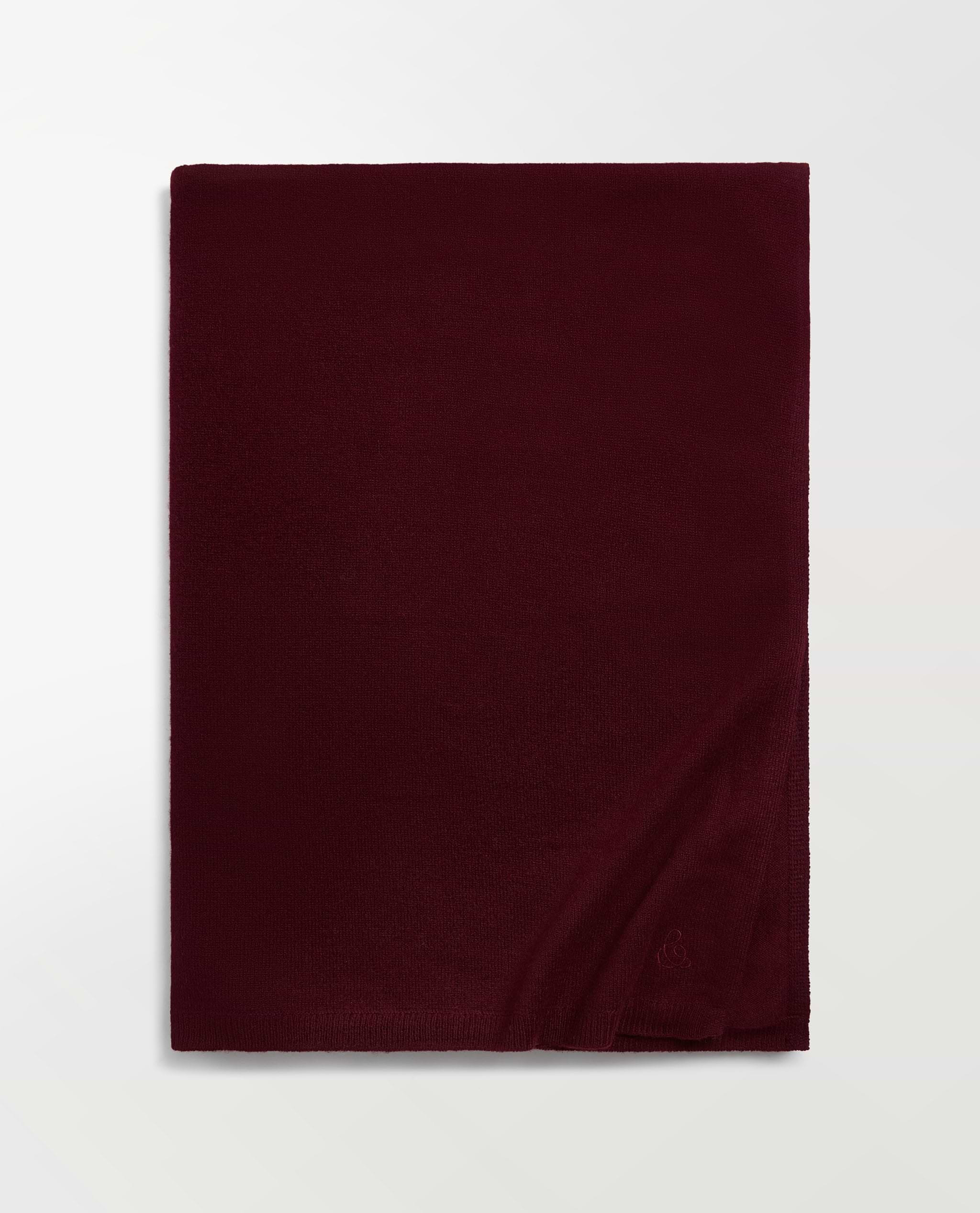 Oversized Finest Cashmere Wrap - Oxblood