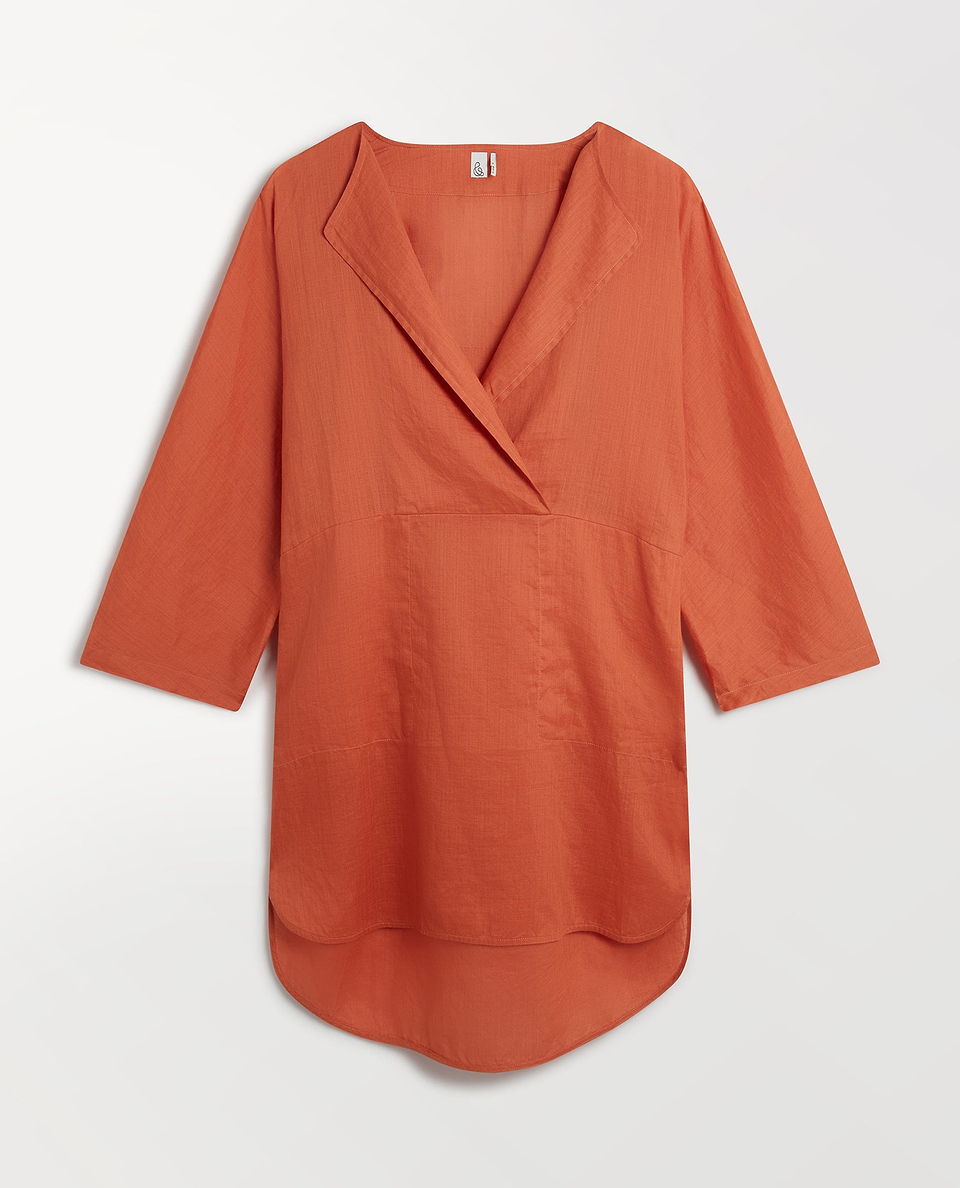 Women's Ramie Gauze Tunic Dress