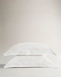 Relaxed & Refined Linen Oxford Pillowcase Set - White