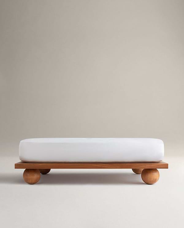 Relaxed & Refined Linen Fitted Sheet - White