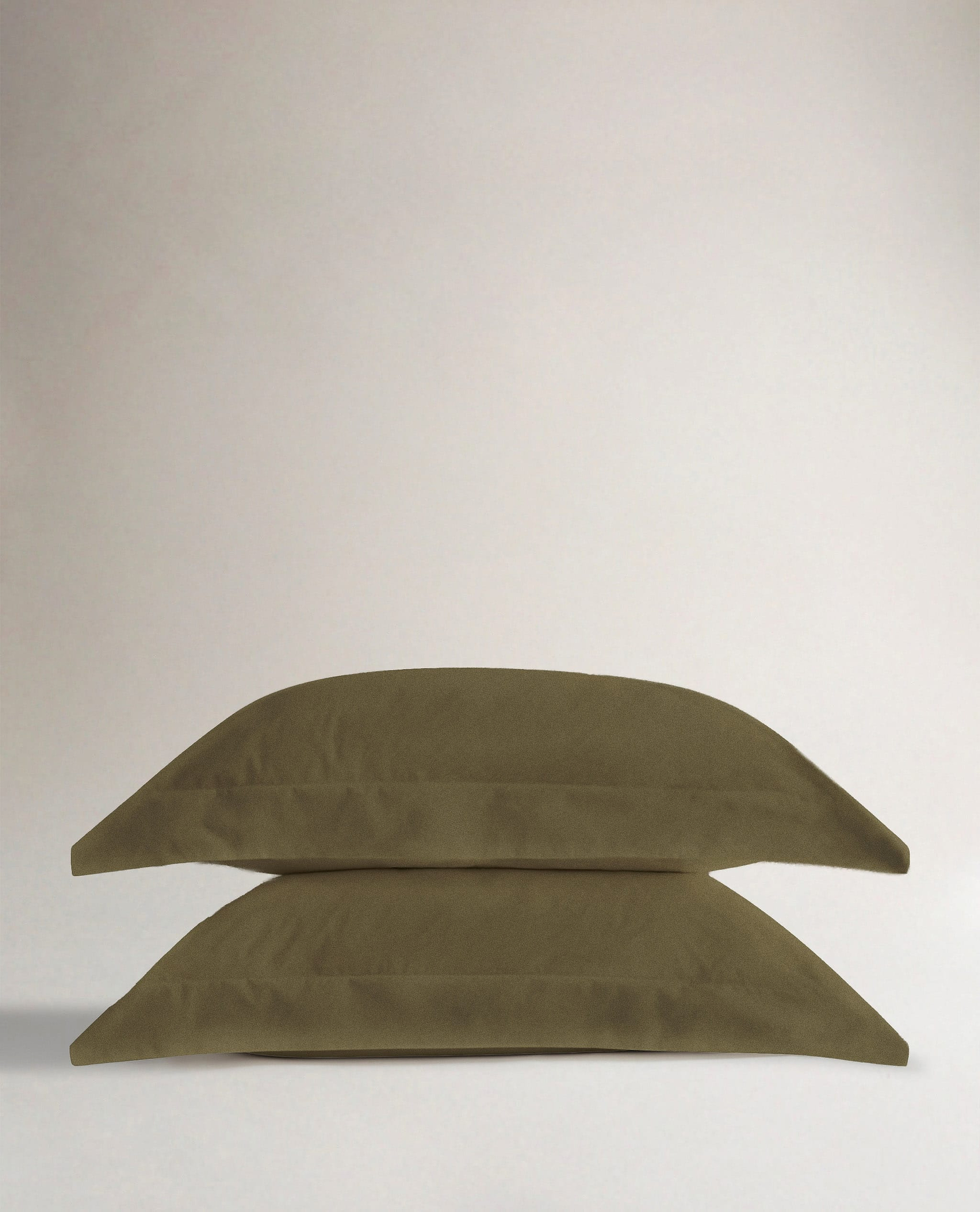 Relaxed & Refined Linen Oxford Pillowcase Set - Olive