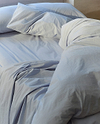 Crisp & Cool Organic Cotton Duvet Set - Cornflower