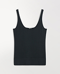Women's Silk-Cotton Vest - Kelp