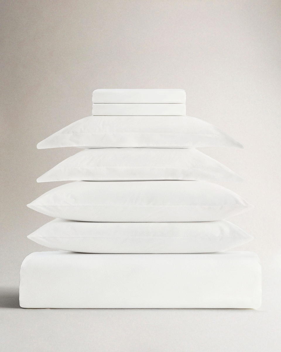 Soft & Smooth Cotton Deluxe Duvet Bundle - White - Twin