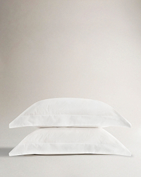 Soft & Smooth Cotton Pillow Sham Set - White
