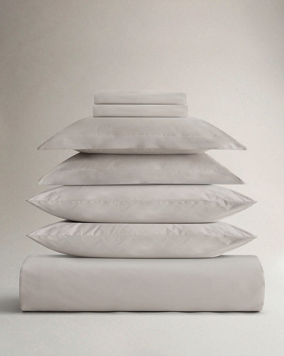 Soft & Smooth Cotton Deluxe Duvet Bundle - Pebble - Twin