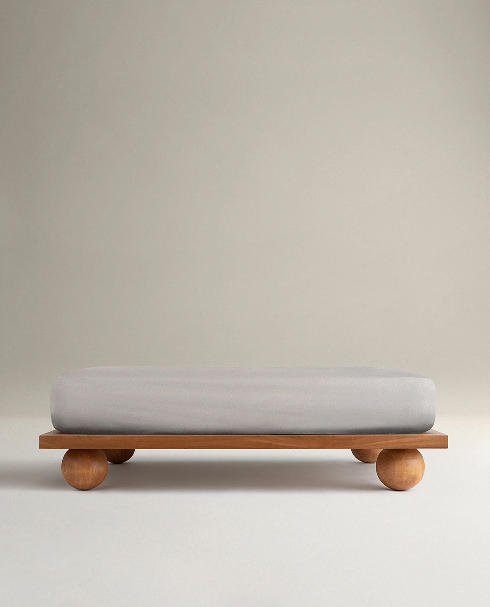 Soft & Smooth Premium Cotton Fitted Sheet - Pebble