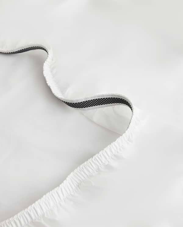 Soft & Smooth Premium Cotton Fitted Sheet - White