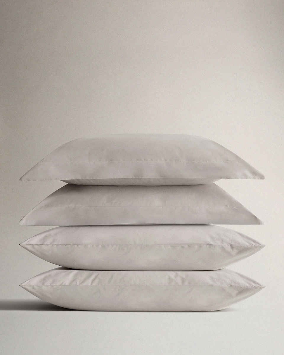 The Soft & Smooth Cotton Pillowcase Bundle (Set of 4) - Pebble